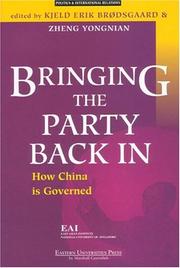 Cover of: Bringing the Party Back in by 