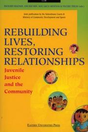 Cover of: Rebuilding lives, restoring relationships by Richard Magnus, eds. ... [et al.].