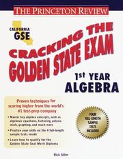 Cover of: Cracking the Golden State Exams by Rick Sliter