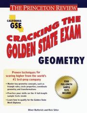 Cover of: Cracking the Golden State Examination. by Oliver Butterick