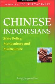 Cover of: Chinese Indonesians | Leo Suryadinata