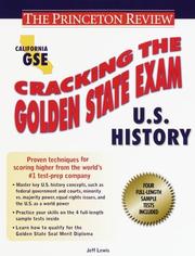 Cover of: Cracking the Golden state examination.