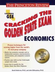 Cover of: Cracking the Golden State Exams: Economics (Princeton Review Series)