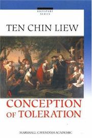 Cover of: A conception of toleration