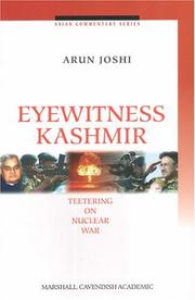 Cover of: Eyewitness Kashmir by Arun Joshi
