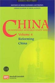 Cover of: China by Institute of World Economy and Politics