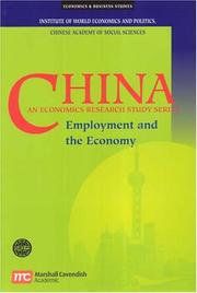 Cover of: China by Institute of World Economy and Politics