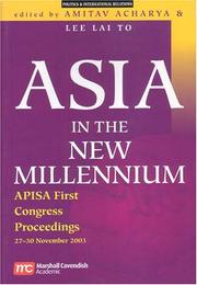 Cover of: Asia In The New Millennium: Apisa First Congress Proceedings