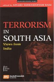 Cover of: Terrorism in South Asia: views from India