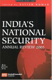 Cover of: India's National Security Annual Review 2003