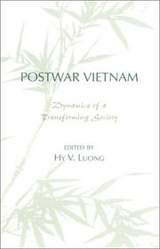 Cover of: Postwar Vietnam by Hy V. Luong
