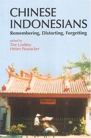 Cover of: Chinese Indonesians by edited by Tim Lindsey, Helen Pausacker.