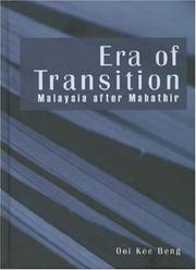 Cover of: Era of Transition: Malaysia after Mahathir