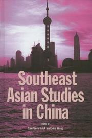 Cover of: Southeast Asian Studies in China | 