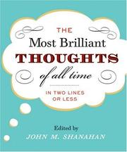 Cover of: The most brilliant thoughts of all time: in two lines or less