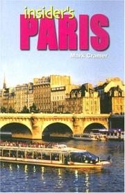 Cover of: Insider's Paris (Insiders) by Mark Cramer