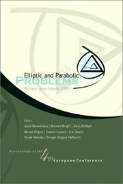 Cover of: Elliptic and Parabolic Problems: Rolduc and Gaeta 2001 : Proceedings of the 4th European Conference Rolduc, Netherlands 18-22 June 2001 : Gaeta, Italy 24-28 September 2001