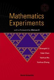 Cover of: Mathematics Experiments by Falai Chen, Yaohua Wu, Yunhua Zhang, Jiansong Deng, Jiansong Deng, Yunhua Zhang, Falai Chen, Yaohua Wu