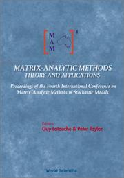 Matrix-analytic methods by International Conference on Matrix-Analytic Methods in Stochastic Models (4th 2002 Adelaide, Australia)