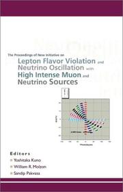 Cover of: New Initiatives on Lepton Flavor Violation and Neutrino Oscillation With High Intensity Muon and Neutrino Sources by Y. Kuno, William Richard Molzon, S. Pakvasa