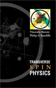Cover of: Transverse spin physics