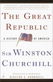 Book cover: great republic | Winston S. Churchill