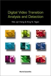 Cover of: Digital video transition analysis and detection
