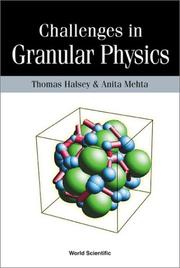 Cover of: Challenges in granular physics