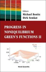 Cover of: Progress in Nonequilibrium Green's Functions II by Dirk Semkat
