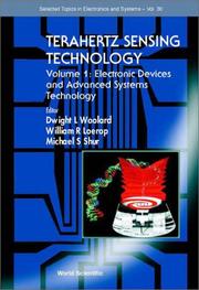 Cover of: Terahertz Sensing Technology, Vol. 1: Electronic Devices and Advanced Systems Technology (Selected Topics in Electronics & Systems, Vol. 30)