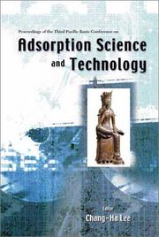 Cover of: Adsorption Science and Technology: Proceedings of the 3rd Pacific Basin Conference  Kyongju, Korea  May 25-29 2003