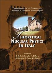 Cover of: Theoretical Nuclear Physics in Italy | S Rosati