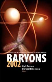 Cover of: Baryons, 2002 by Carl Carlson