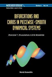 Cover of: Bifurcations and chaos in piecewise-smooth dynamical systems