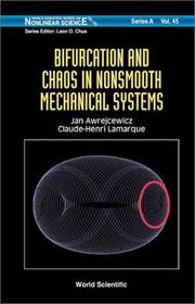 Cover of: Bifurcation and chaos in nonsmooth mechanical systems by J. Awrejcewicz