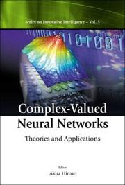 Cover of: Complex-Valued Neural Networks: Theories and Applications (Series on Innovative Intelligence, 5)