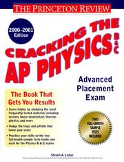 Cover of: Cracking the AP Physics, 2000-2001 Edition (Cracking the Ap. Physics) by Steve Leduc