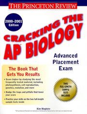 Cover of: Cracking the AP Biology, 2000-2001 Edition (Cracking the Ap Biology) | Kim Magloire
