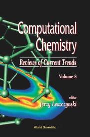 Cover of: Computational Chemistry: Reviews of Current Trends (Computational Chemistry: Reviews of Current Trends, 8)