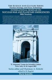 Cover of: International Seminar on Nuclear War and Planetary Emergencies: 30th Session: Fourth Centenary of the Foundation of the First Academy of Sciences: 'Academia Lynceorum' by Federico Cesi and Pope Clemente VIII, Erice, Italy 18 - 26 August 2003