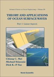 Cover of: Theory and Applications of Ocean Surface Waves (Advanced Series on Ocean Engineering)
