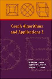 Cover of: Graph Algorithms And Applications 3 (Journal of Graph Algorithms and Applications)