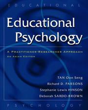 Cover of: Education Psychology: A Practitioner-Research Approach