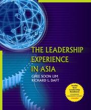 Cover of: The leadership experience in Asia by Ghee Soon Lim