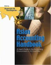 Cover of: Asian accounting handbook by Shahrokh M. Saudagaran