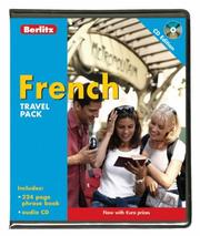 Front cover of French Berlitz Travel Pack (Berlitz CD Pack) by Unknown