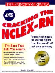 Cover of: Cracking the NCLEX-RN, 2000 Edition (Cracking the Nclex-Rn)