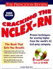 Cover of: Cracking the NCLEX-RN with CD-ROM, 2000 Edition (Cracking the Nclex-Rn) by Jennifer Rn Meyer