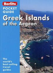 Cover of: Greek Islands of the Aegean Berlitz Pocket Guide