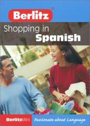 Cover of: Berlitz Mini Guide Shopping in Spanish (Berlitz Mini Guides)